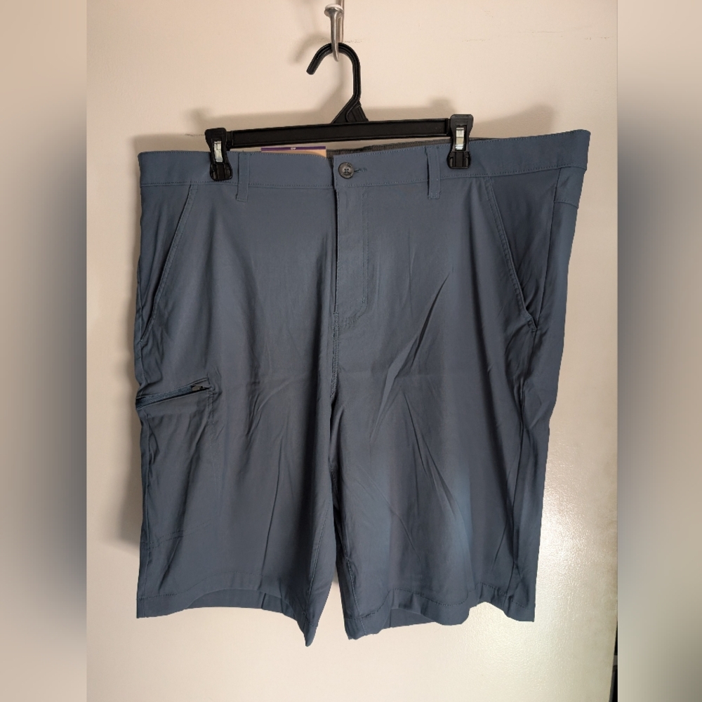 Weatherproof Blue Cargo Shorts Relaxed Fit